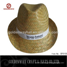 Billige Fedora Hüte für Männer Mütze Hut Stroh Hüte